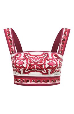 Dolce & Gabbana: Хлопковый топ 