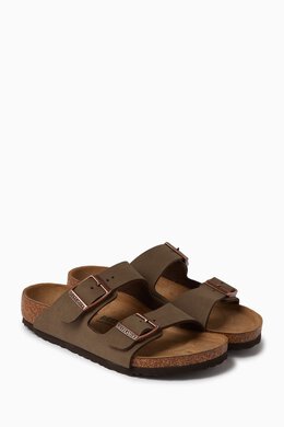 Birkenstock: Коричневые сандалии Arizona