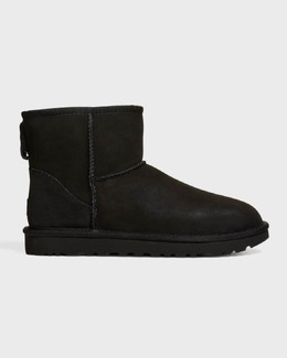 UGG: Чёрные угги  Classic Mini II