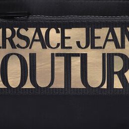 Versace Jeans Couture: Чёрная сумка