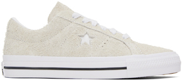 Converse: Бежевые кроссовки  One Star Pro