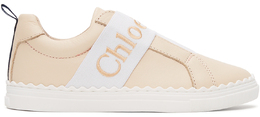 Chloé: Розовые кроссовки Lauren