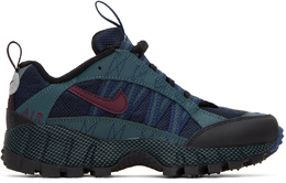 Nike: Зелёные кроссовки  Air