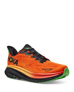 HOKA: Оранжевые кроссовки 