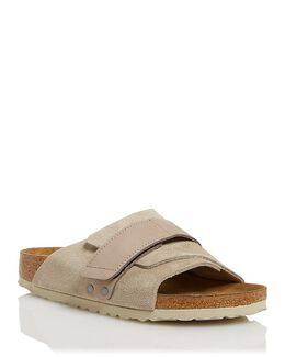 Birkenstock: Бежевые сандалии  Kyoto