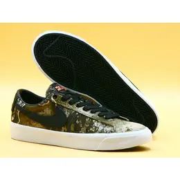 NIKE: Чёрные кеды Blazer Low