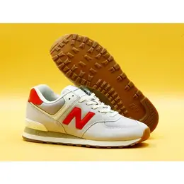 New Balance: Коричневые кроссовки  574