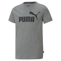 PUMA: Серая футболка  Essentials