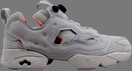 Reebok: Белые кроссовки  InstaPump Fury