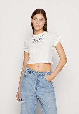 Tommy Jeans: Футболка с принтом