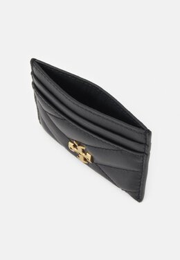 Tory Burch: Чёрный кошелёк  Kira Chevron