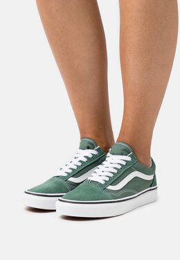 Vans: Тёмные кроссовки  Old Skool