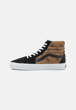 Vans: Чёрные кроссовки Sk8-Hi