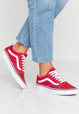 Vans: Красные кроссовки  Old Skool