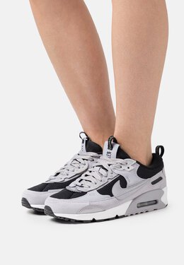 Nike: Чёрные кроссовки Air Max 90