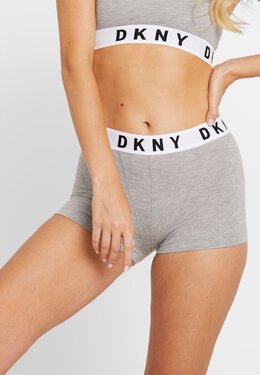 DKNY: Белые трусы 