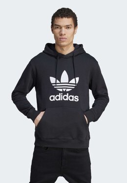 Adidas Originals: Чёрная толстовка  Originals