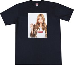 Supreme: Синяя футболка 