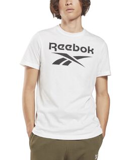 Reebok: Белая футболка 