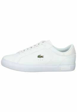 Lacoste: Белые кеды 