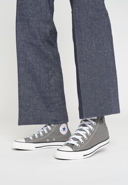 Converse: Тёмные кроссовки  Chuck Taylor All Star Hi