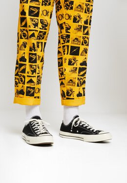 Converse: Чёрные кроссовки 