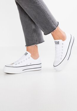 Converse: Белые кроссовки 