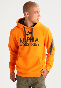 Alpha Industries: Оранжевая толстовка 