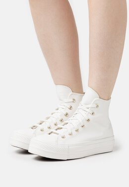 Converse: Белые кроссовки 