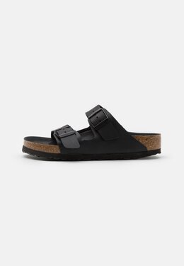 Birkenstock: Чёрные шлёпанцы 