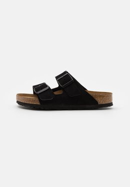 Birkenstock: Чёрные шлёпанцы 