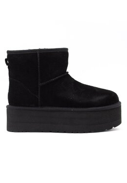 UGG: Чёрные угги  Classic Mini