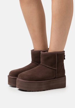 UGG: Тёмные угги  Classic Mini