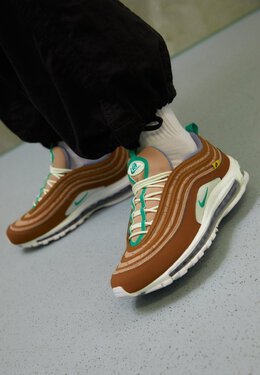 Nike: Бежевые кроссовки Air Max 97 SE