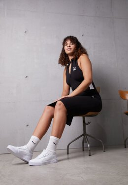 PUMA: Белые кроссовки  Carina