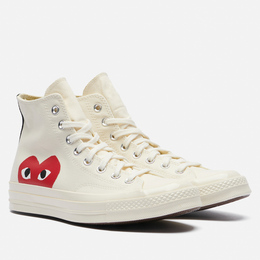 Converse: Бежевые кеды  Chuck 70 Hi