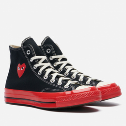 Converse: Чёрные кеды  Chuck 70 Hi