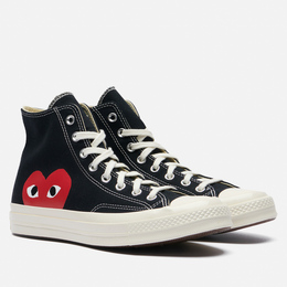 Converse: Чёрные кеды  Chuck 70 Hi