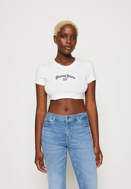 Tommy Jeans: Футболка с принтом