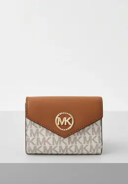 Michael Michael Kors: Бежевый кошелёк 