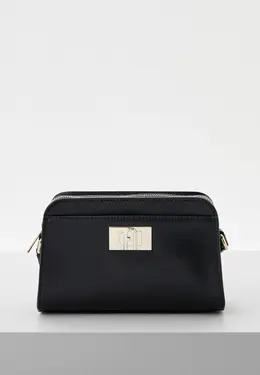 Furla: Чёрная сумка 