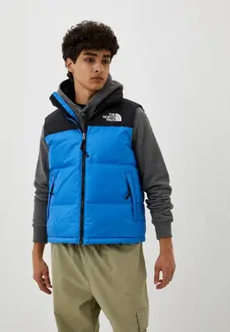 The North Face: Синий жилет