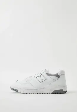 New Balance: Белые кроссовки