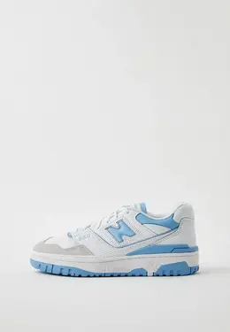 New Balance: Белые кроссовки