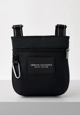 Armani Exchange: Чёрная сумка