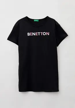 United Colors of Benetton: Чёрная футболка