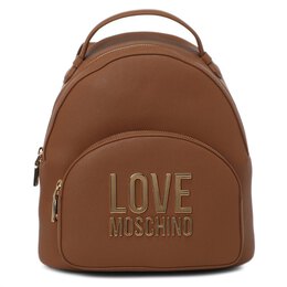 Love Moschino: Коричневая спортивная сумка 