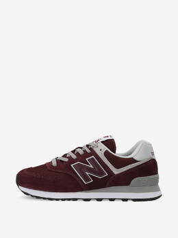 New Balance: Красные кроссовки 574