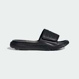 Adidas: Чёрные сандалии 