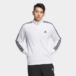 Adidas: Белая куртка 